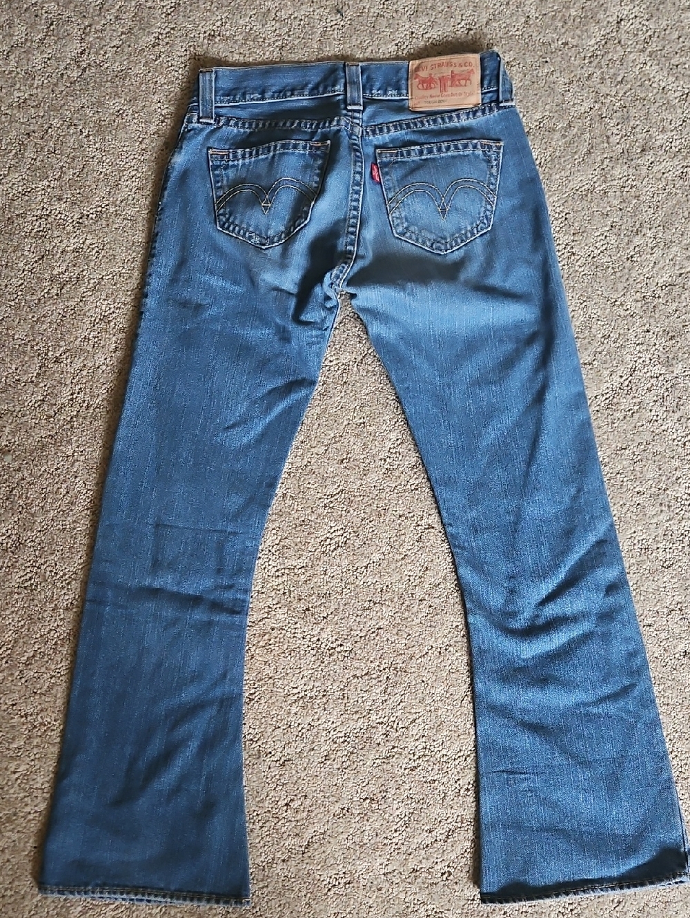 Levi's Women's Medium Blue Flare Jeans